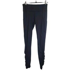 Lululemon Pants Women 4 Black Speed Tight Athleisure Sportswear Gym 29" Crossfit